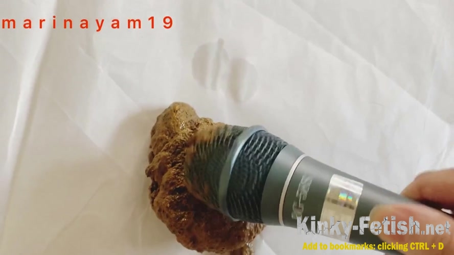 Marinayam19 - Marina cums and shits backstage between speech (FullHD | 2022)