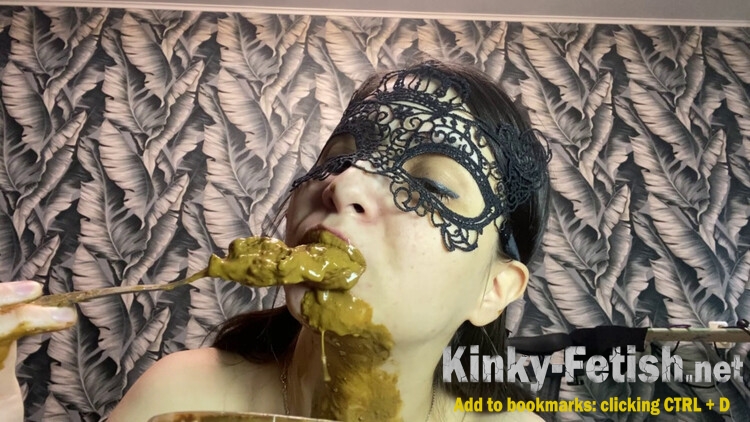 PooGirl - poop a full container eat shit with a fork and vomit (FullHD | 2024)