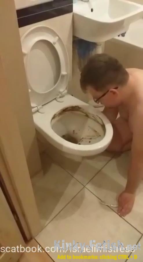 Shitty bitch training feeding in the toilet P1 (SD | 2025)