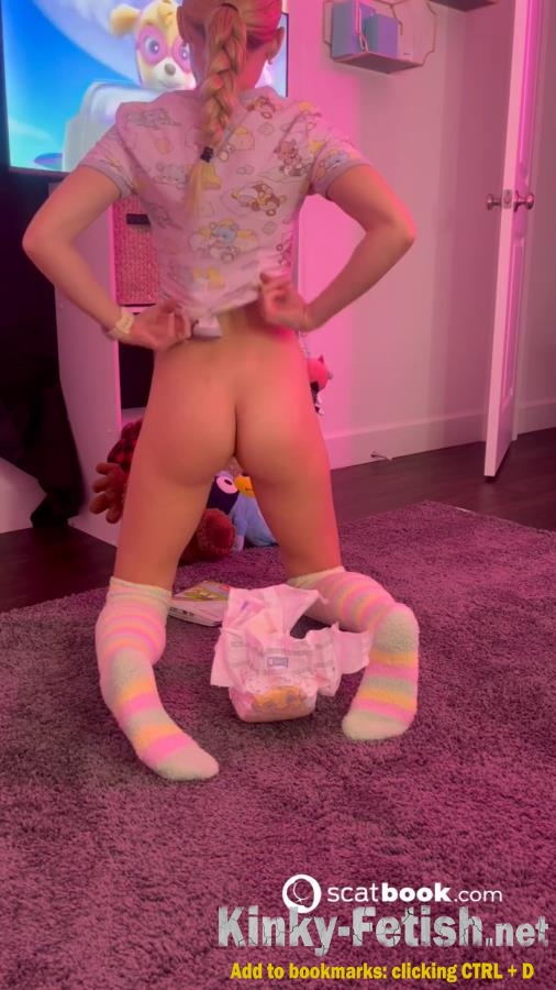 Messing my Huggies then Smooshing it Diaper Poop P1 (SD | 2025)